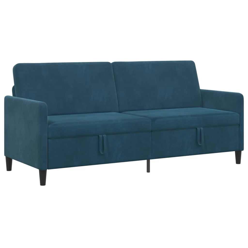 Divano con Storage Blu 192 x 78 x 87 cm Poliestere 42036998