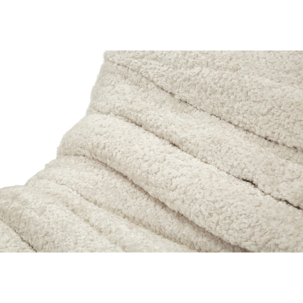 Poltrona Mask in poliestere bianco 103x100x80 cm