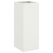Fioriera | Cassetta per fiori | Vaso Bianca 32x29x75 cm in Acciaio