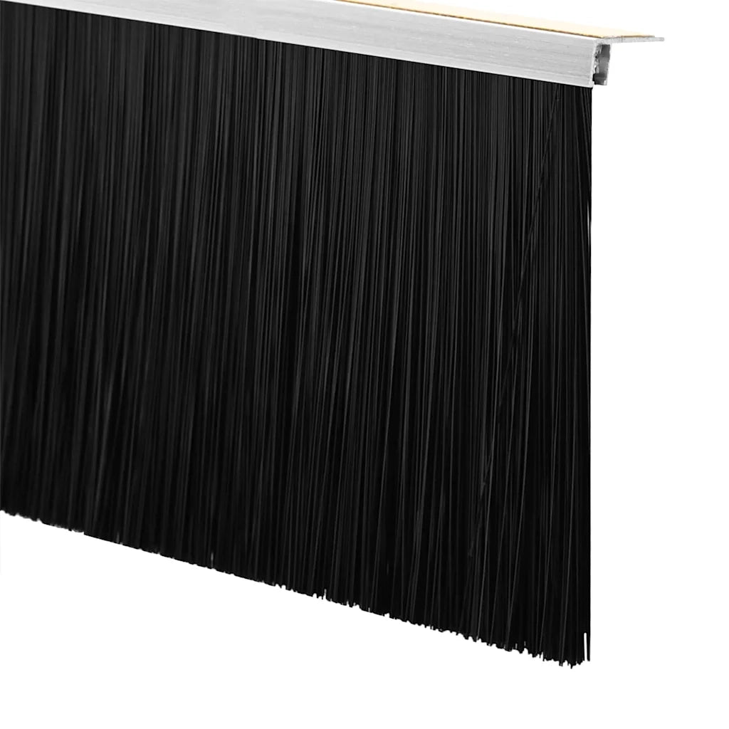 Spazzole per porte autoadesive 2 pz Argento 100 cm CFW7636486