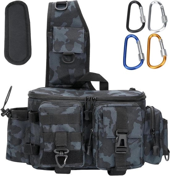 Borsa da Pesca Plus - Borsa da Pesca con molteplici Compartimenti