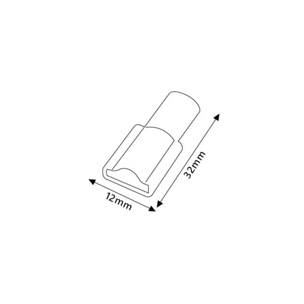 Alcapower Cappuccio di protezione in silicone per cavo strisce LED 230V, 12x32mm, accessorio professionale per isolamento e tenuta stagna, 1 pezzo