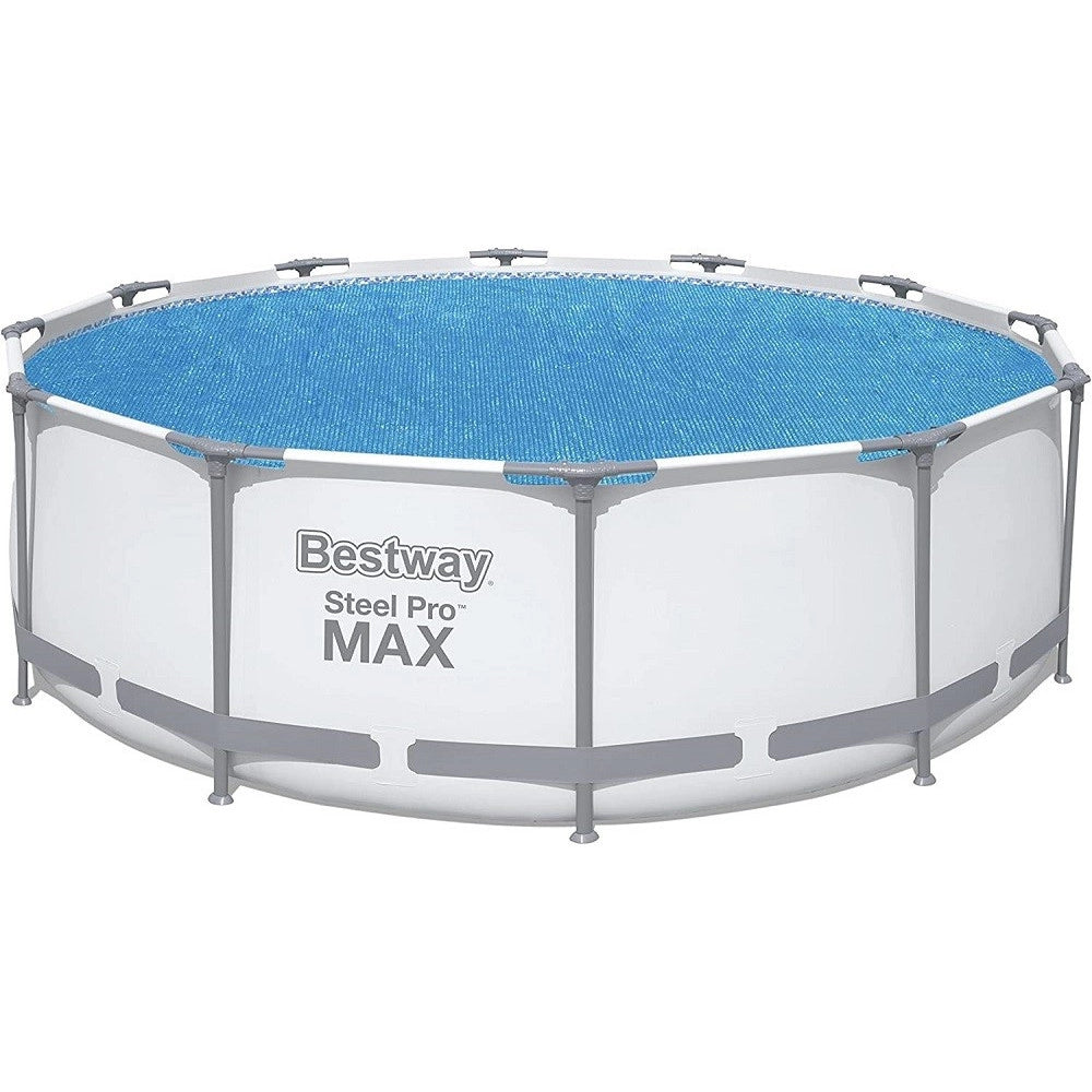 Trade Shop - Telo Termico Copertura Per Piscina Fuori Terra Rotonda Da 366 Cm / 396 Cm 58242 -