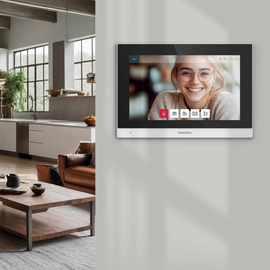 Videocitofono Smart Wi‑Fi 2 Fili con Riconoscimento Facciale – Thomson SmartFace 112278