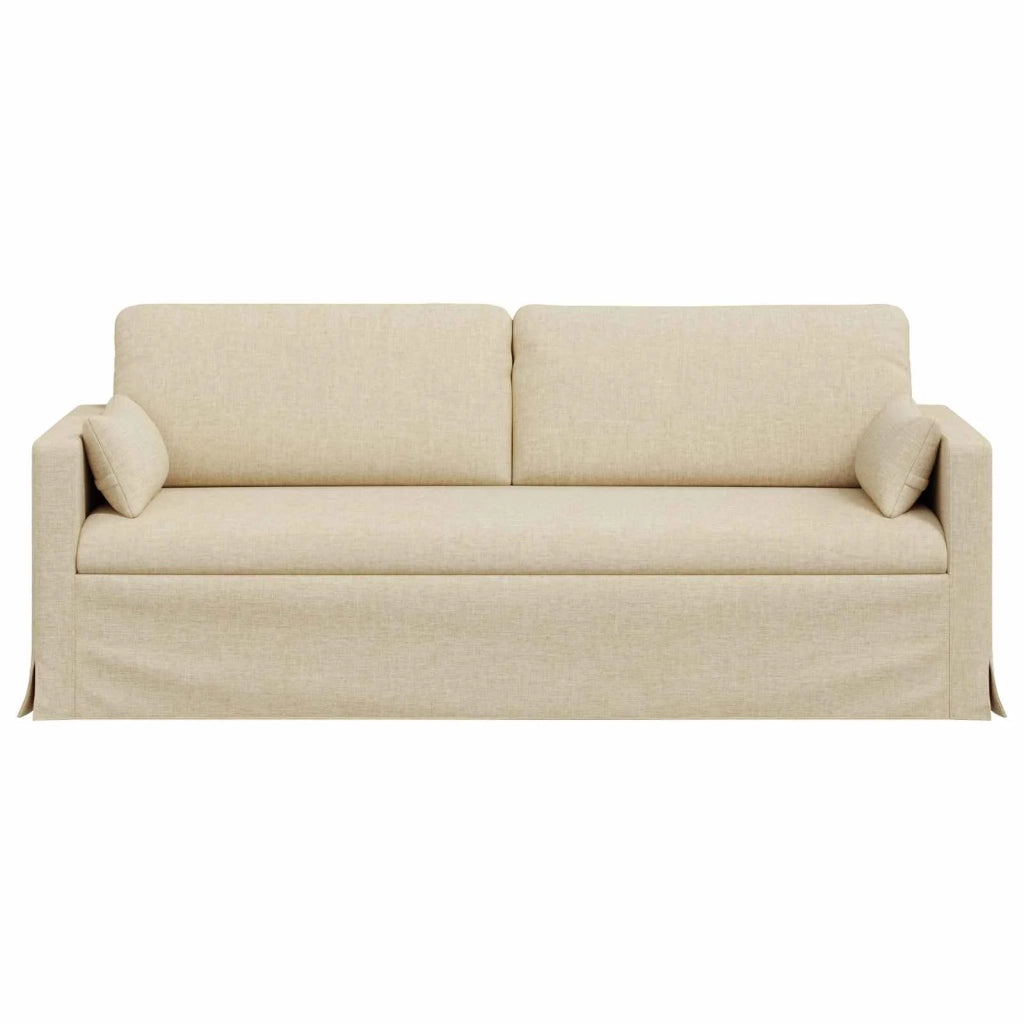 Divano Crema 198 x 78 x 80 cm Tessuto