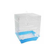 Trade Shop - Gabbia Per Uccelli Gabbietta Canarini Colori Assortiti 42x27x32 Cm Quadrata -
