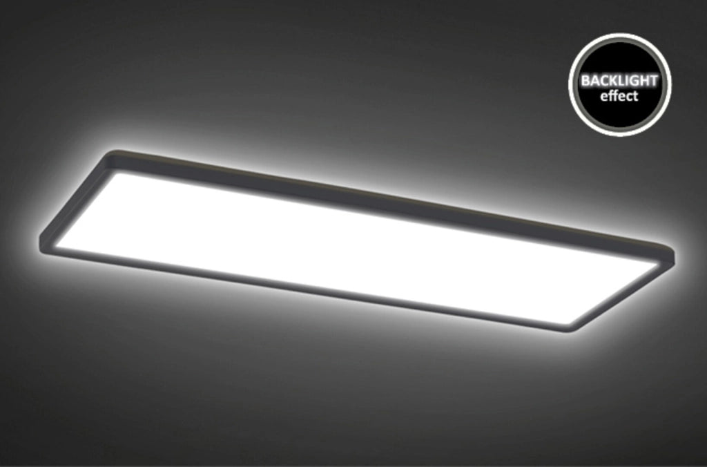 Plafoniera LED rettangolare 58x20cm 22W 4000K bianca