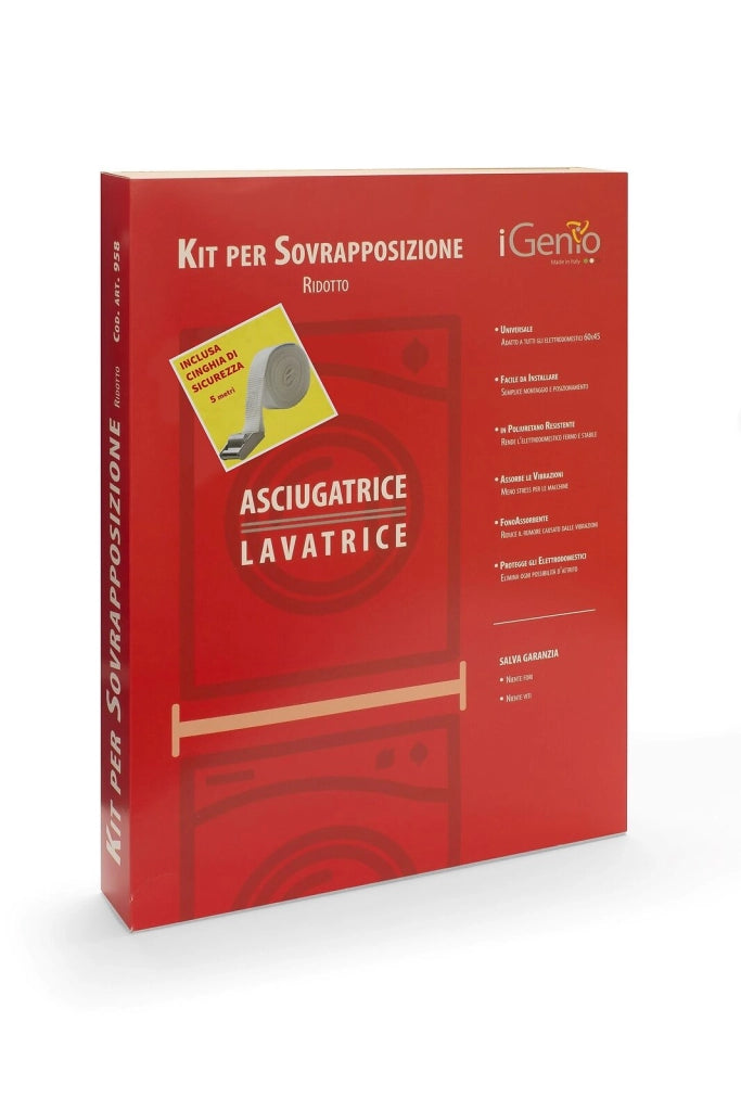 I-Genio 958 accessorio e componente per lavatrice Kit di sovrapposizione 1 pz