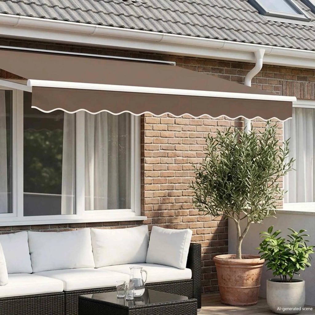 Sostituzione della mantovana per tenda Tortora 581 x 20 cm 965037