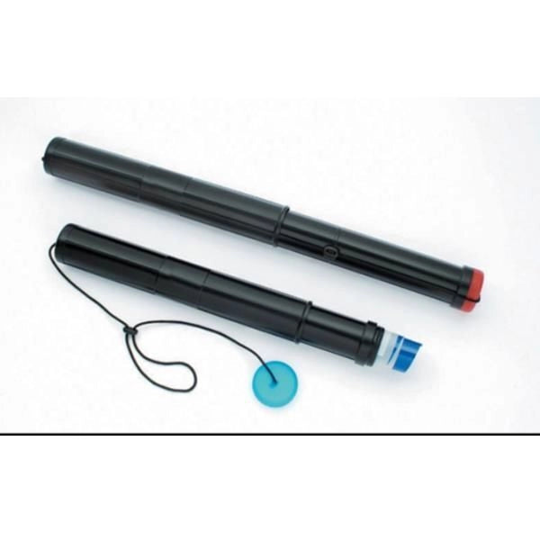 Arda 1543N Tubo Portadisegni Telescopico Estensibile con Tracolla 43 76 cm diametro 6.8 cm colore Nero