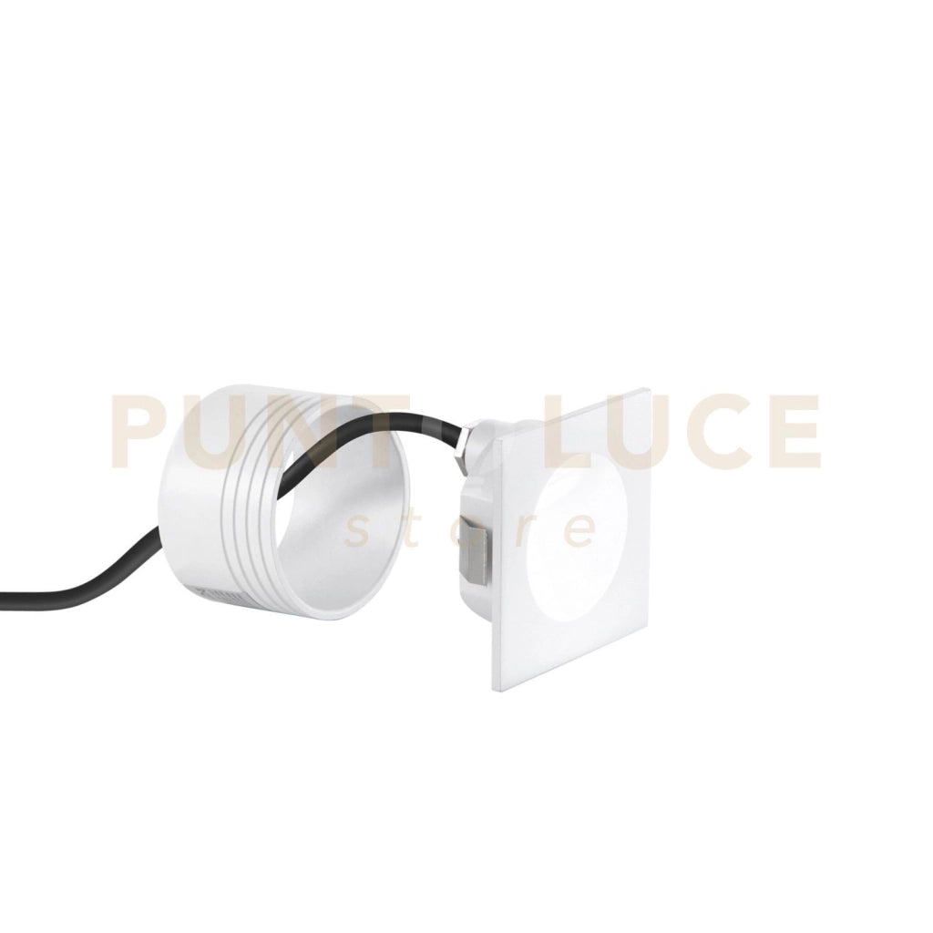 SEGNAPASSI LED ONYX BIANCO QUADRATO 3W 420LM 4000K IP54 7,4X7,4X4,8CM