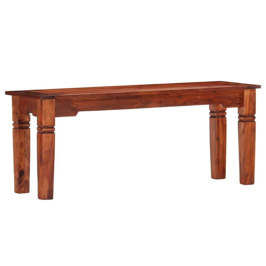 vidaXL Panca 110 cm in Legno Massello di Acacia
