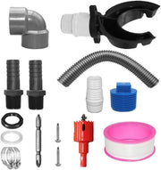 Sistema di raccolta dell'acqua di pioggia per tubo di scarico - Kit di raccolta dell'acqua di pioggia - Auto costruzione - 70-110 mm