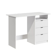 Vicco Scrivania Bianco 105 x 50 cm con cassetti