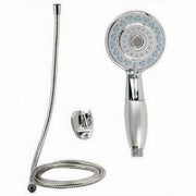 Trade Shop - Kit Doccetta Tonda Doccino Soffione Doccia Con Laccio 1,8mt Staffa 59219 Bagno -