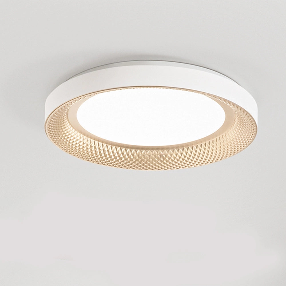 Plafoniera Contemporanea Hive Metallo Oro Acrilico Led 40W Cct 3000/4000K