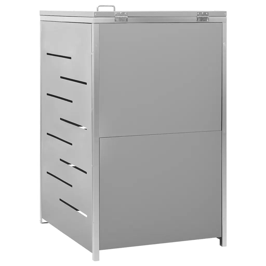 Copribidone per Spazzatura Singolo 69x77,5x112,5cm Acciaio Inox 149558