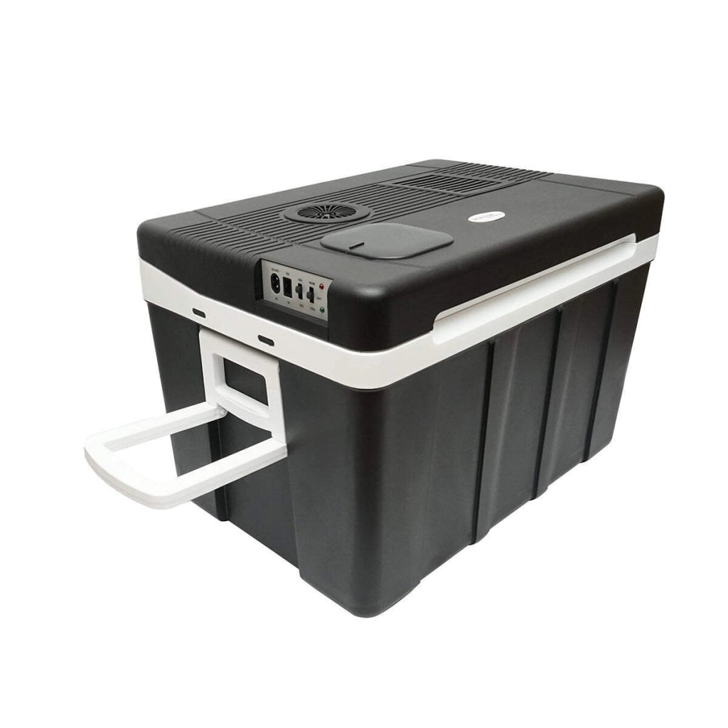 Frigorifero termoelettrico, capacità 50L, alimentazione 12V, potenza 48W con adattatore 220V, Breckner Germany.