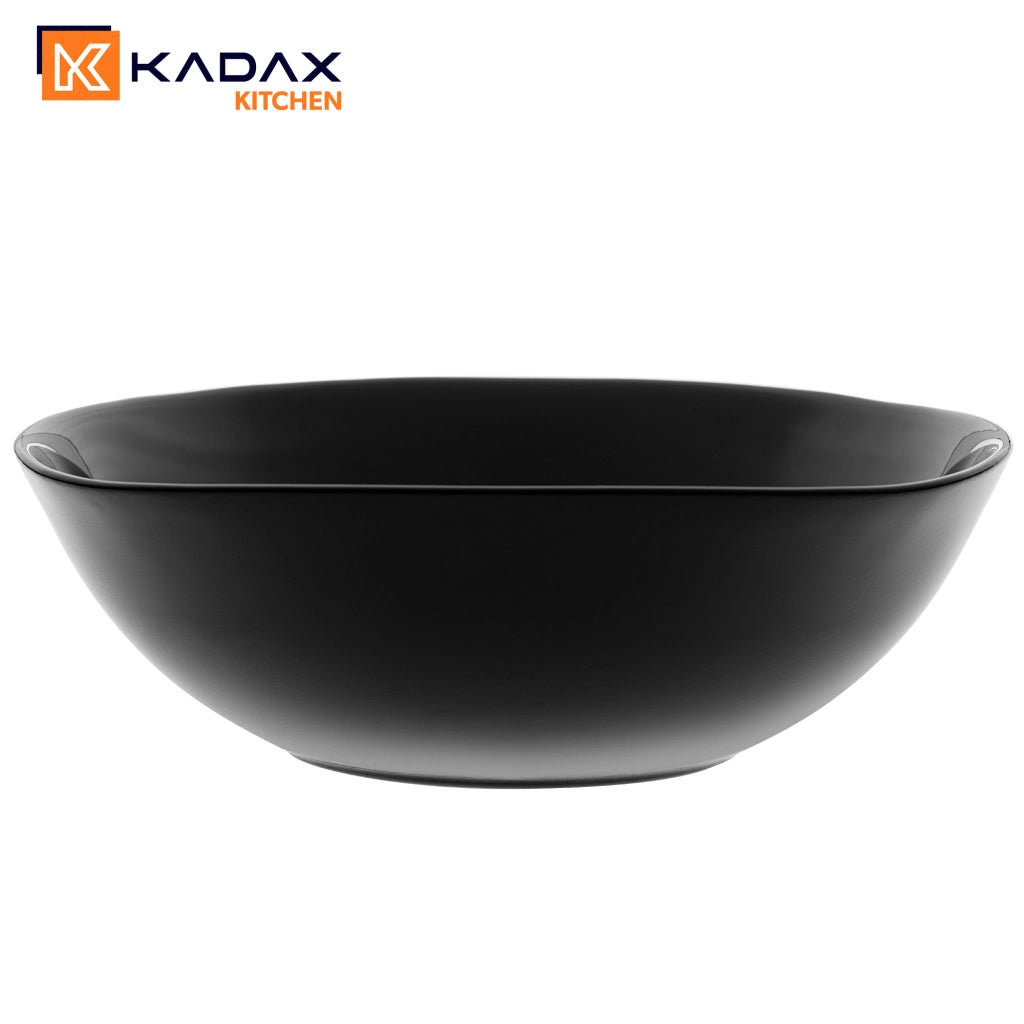 KADAX Salaterka Quadro czarna 15 cm P14373A pakiet