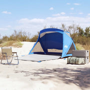 Tenda da Spiaggia 2 Persone Azzurra Impermeabile 4009578