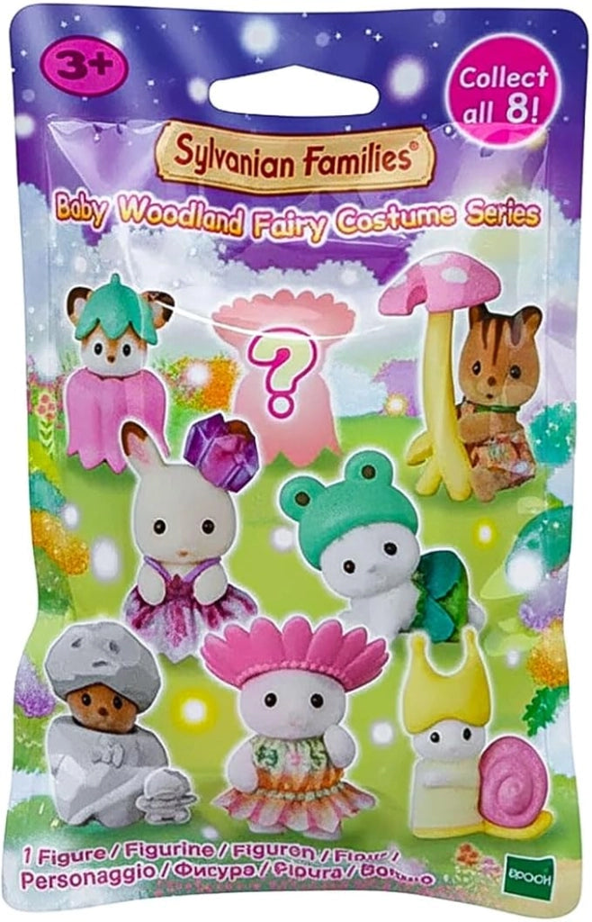 Sylvanian Families Personaggio da collezione Baby woddland fairy costume , 1 Bustina a sopresa personaggio casuale,Epoch