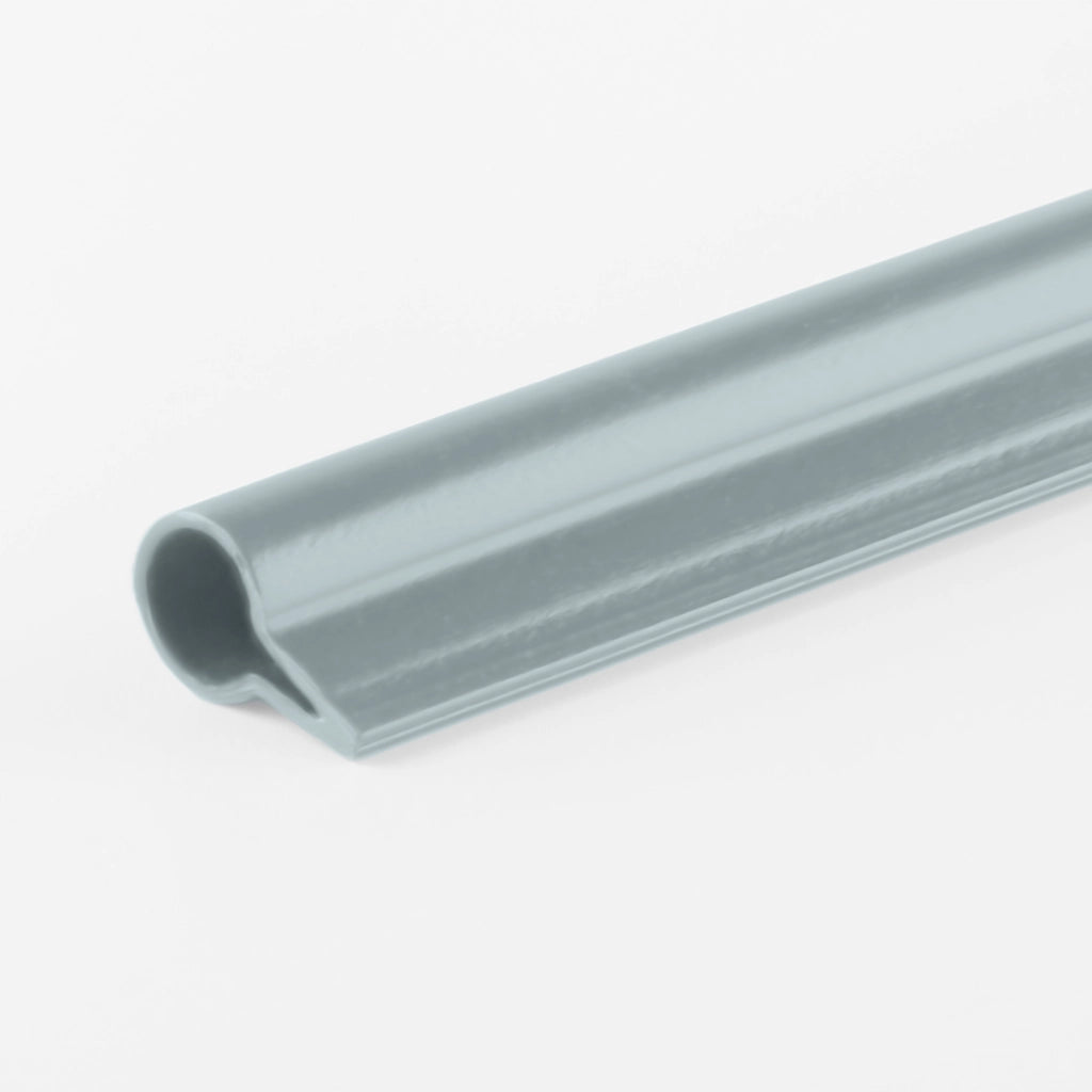 Clip KADAX da 19 cm per nastro per recinzioni, ganci per nastro per recinzioni, colore grigio, 6 pezzi
