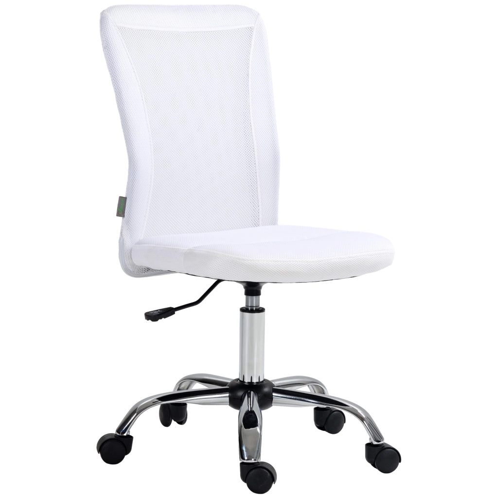 Sedia da ufficio ergonomica altezza regolabile ¨C zephmum ¨C rivestimento maglia bianco