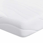 Materasso Bianco 100 x 200 cm Tessuto Jacquard