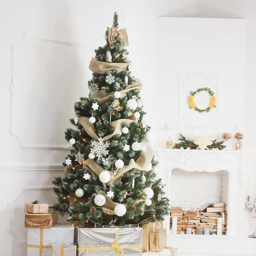 Albero di Natale Comet, Albero artificiale extra folto, Albero effetto reale in PVC, 500 rami, Altezza cm 180