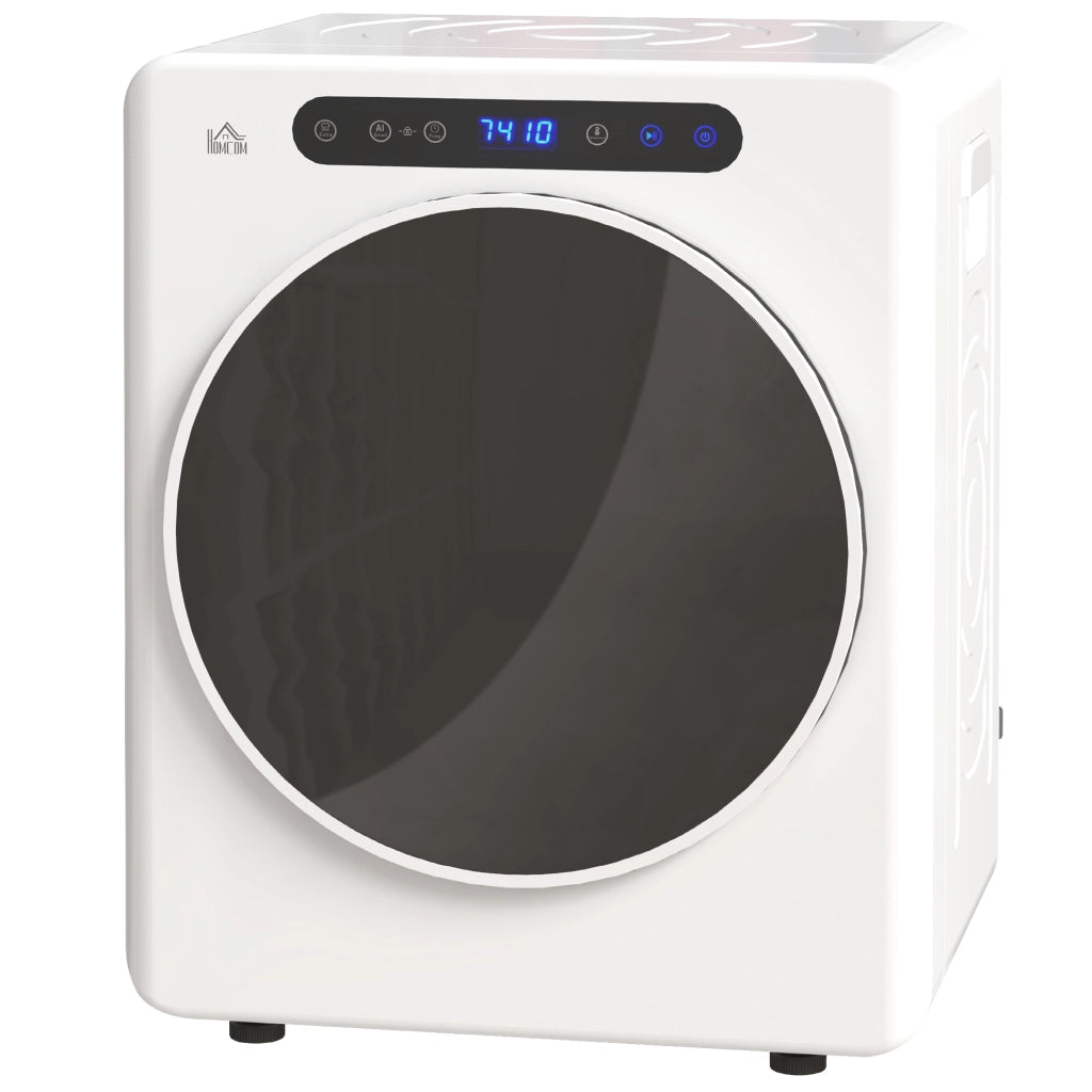 Asciugatrice a evacuazione ¨C zephmum ¨C Bianco Acciaio Inox 1000W 3kg