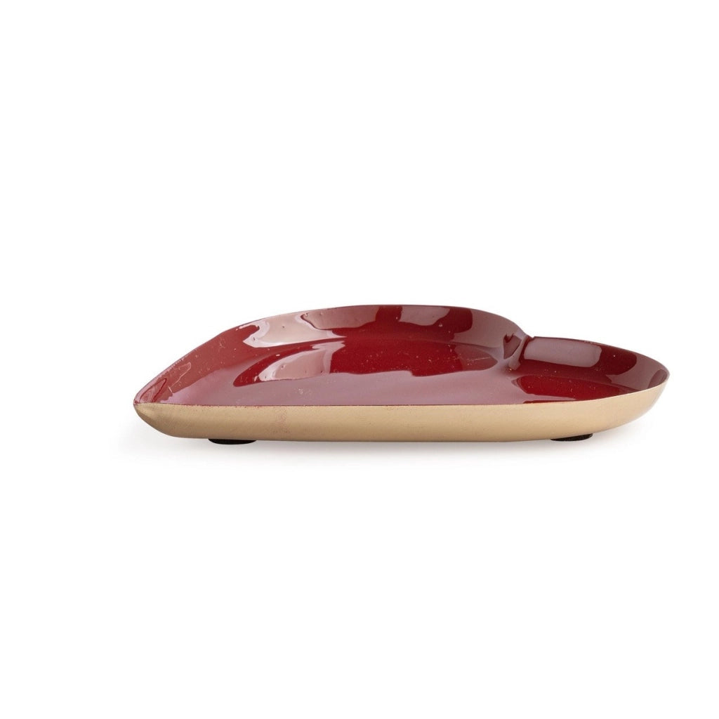 PIATTO A CUORE ROSSO BIZZOTTO BIBURY S D13X1H CM