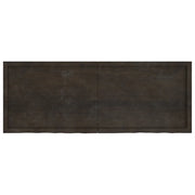 Mensola | Ripiano | Scaffale Marrone Scuro 160x60x(2-4) cm Massello Rovere Trattato