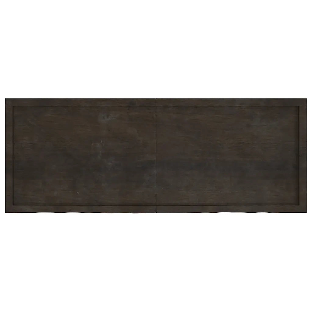 Mensola | Ripiano | Scaffale Marrone Scuro 160x60x(2-4) cm Massello Rovere Trattato
