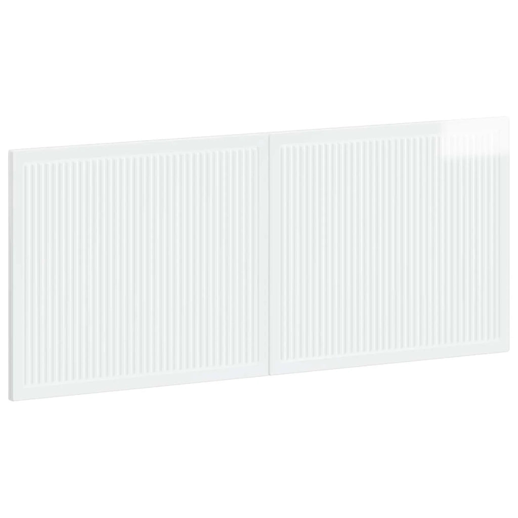 Testiera da Muro EDE Bianco Lucido Legno ingegnerizzato 896089