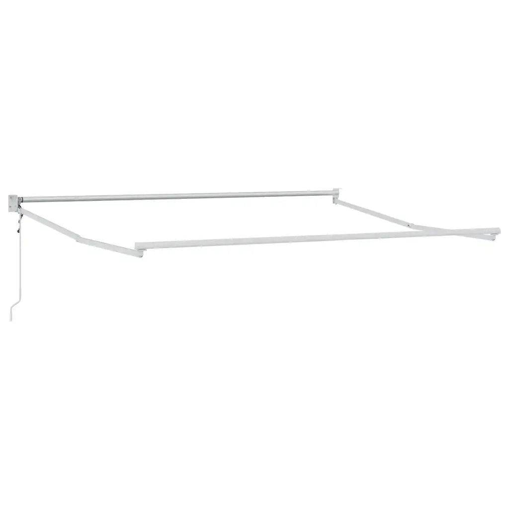 Tenda retrattile Giallo con Cornice Bianca 3 x 2,5 m 3215708