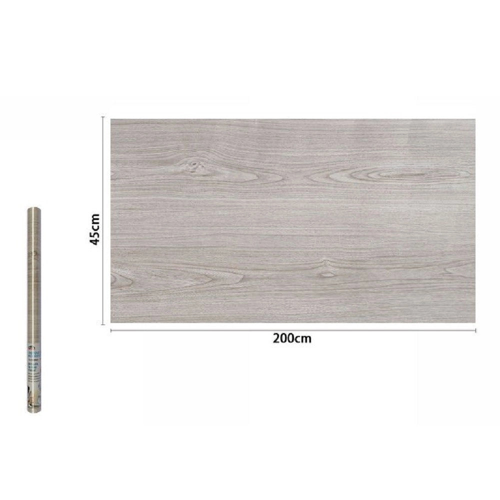 Trade Shop - Rotolo Pellicola Adesiva Effetto Legno 45 Cm X 2 Mt Mobili Cassetti Casa 71232 -
