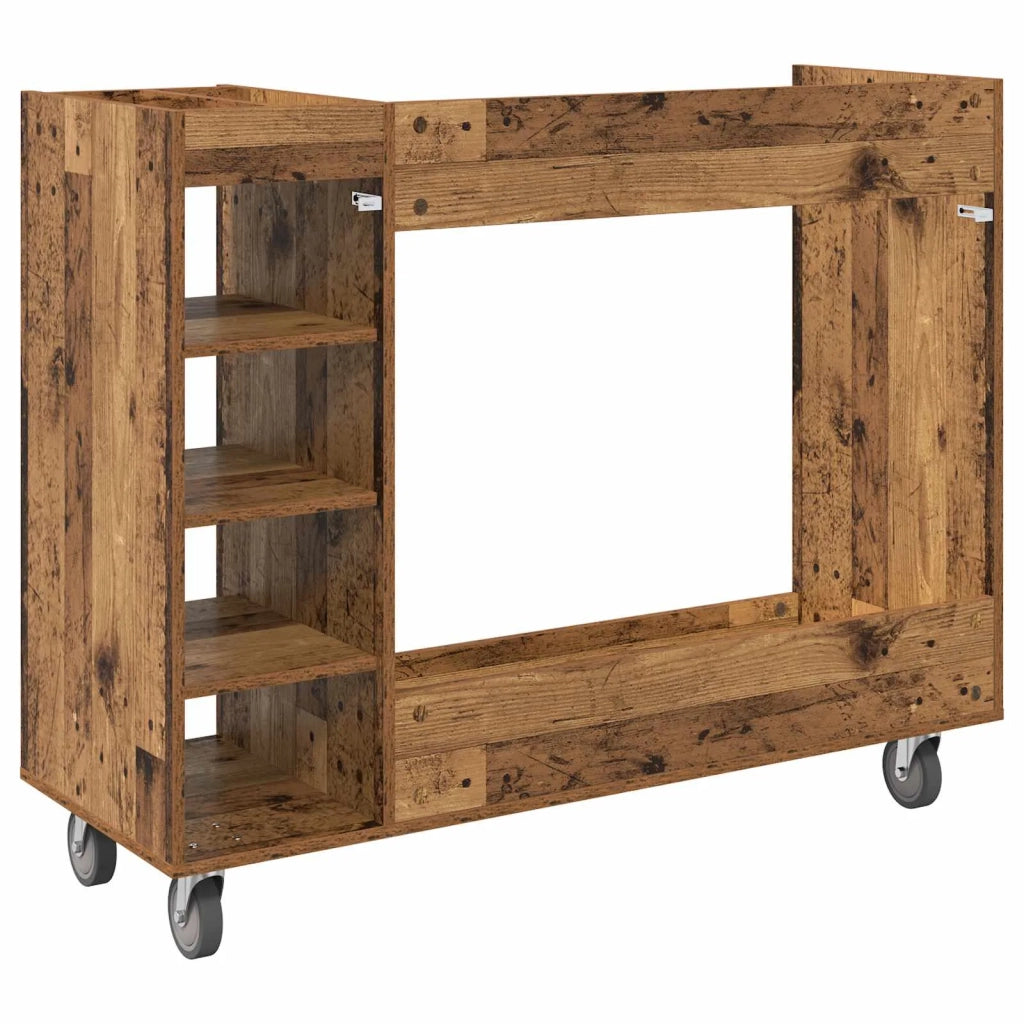 Armadio per Golf con ruota Legno vecchio 120 x 45 x 98 cm CFW8285415