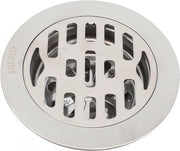 Afvoer in acciaio inossidabile a forma rotonda - diametro 10 cm - set di scarico per doccia con superficie antiscivolo - varie stili per bagno, balcone, cucina - uso residenziale e hoteliero
