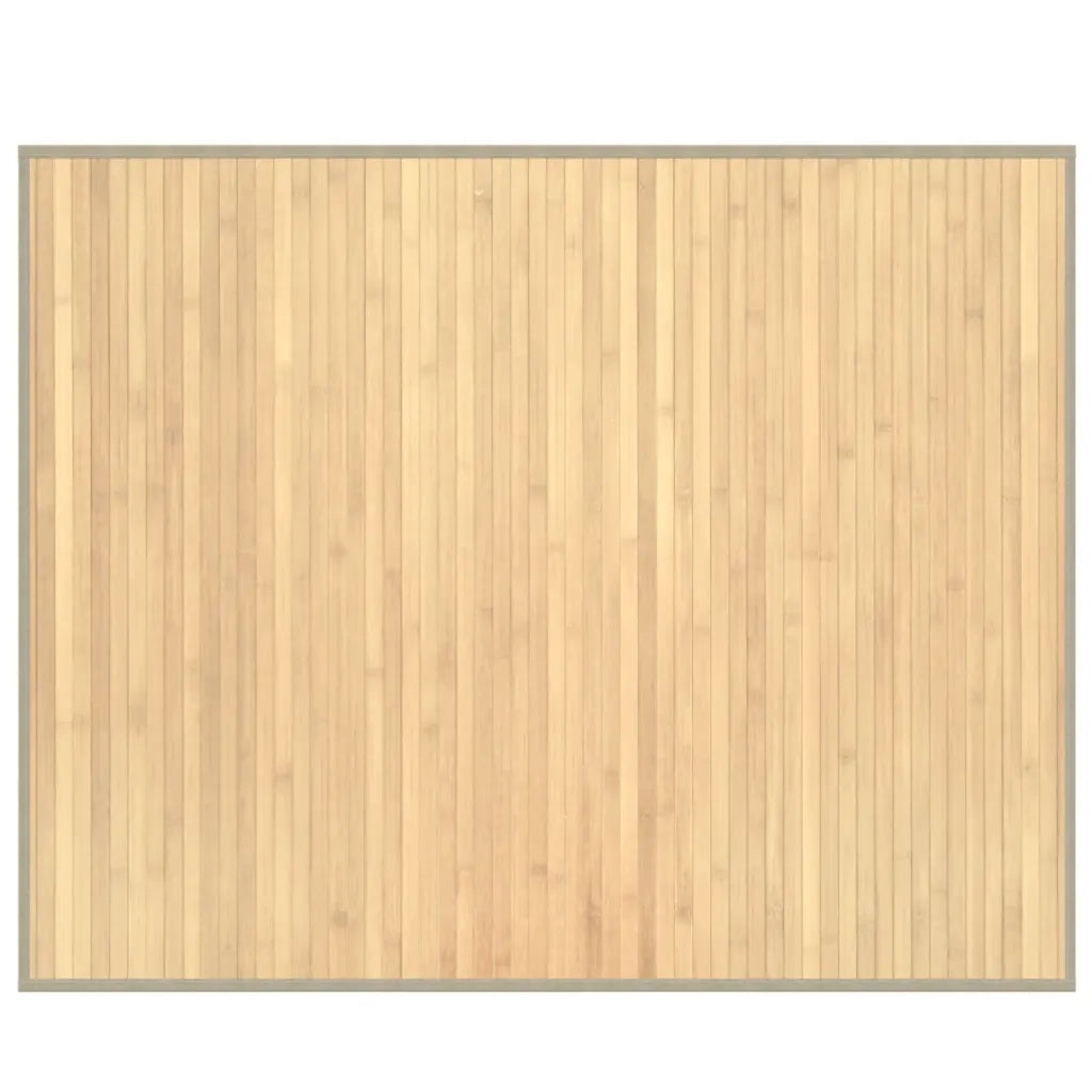 Tappeto Rettangolare Natura Chiaro 80x100 cm in BambÃ¹
