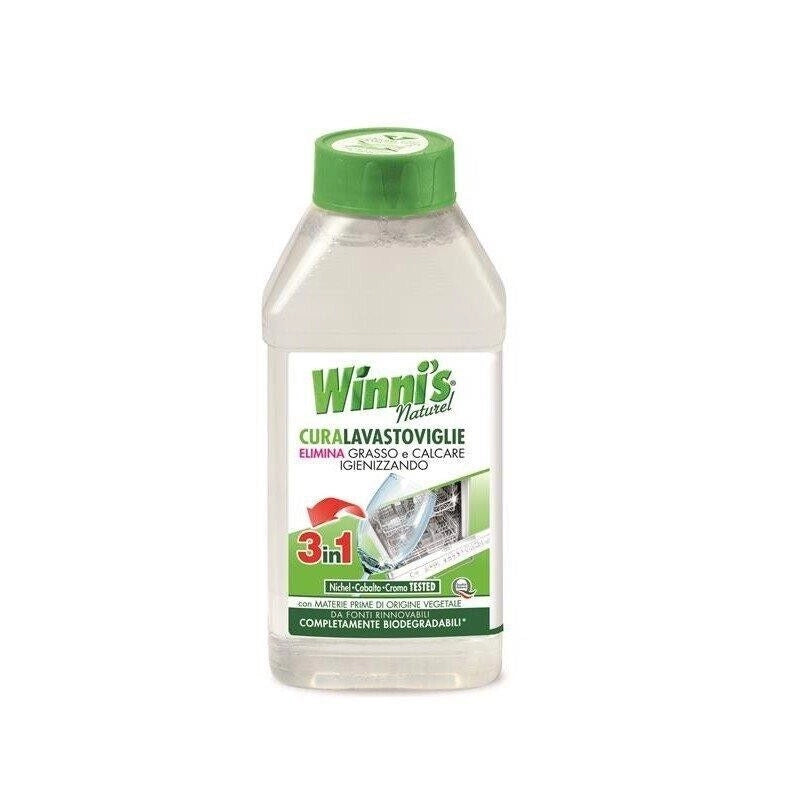 SET 12 WINNI'S NATUREL CURALAVASTOVIGLIE ELIMINA GRASSO E CALCARE 250 ML