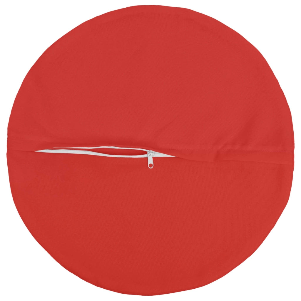 Federa 6 pcs HEERLEN Rosso Ø 60 cm Poliestere 923014