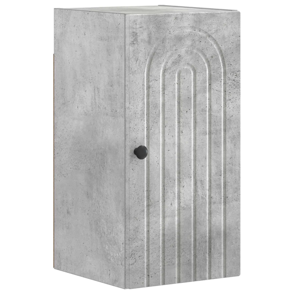 Armadio da bagno a muro ALKMAAR Grigio Cemento 30 x 31 x 59 cm 896148