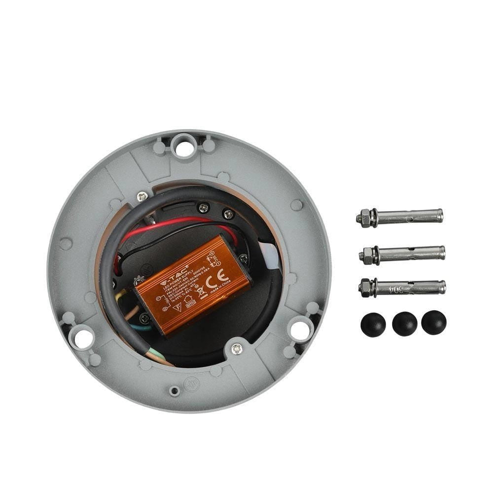 Paletto giardino LED 10W V-TAC IP65 grigio 80cm 3000K