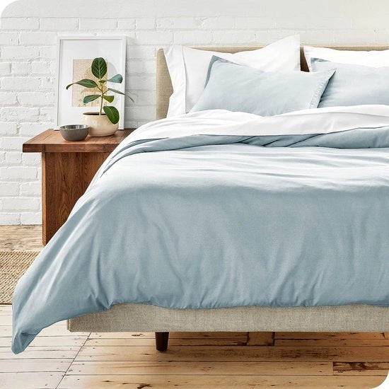 Set di copriletti - Premium 1800 collezione di tessuti per letto super soffici - copriletti per letto leggeri, rinfrescanti - copriletti per letto soffici, strutturati (220 x 200/80 x 80 x 2, azzurro chiaro)
