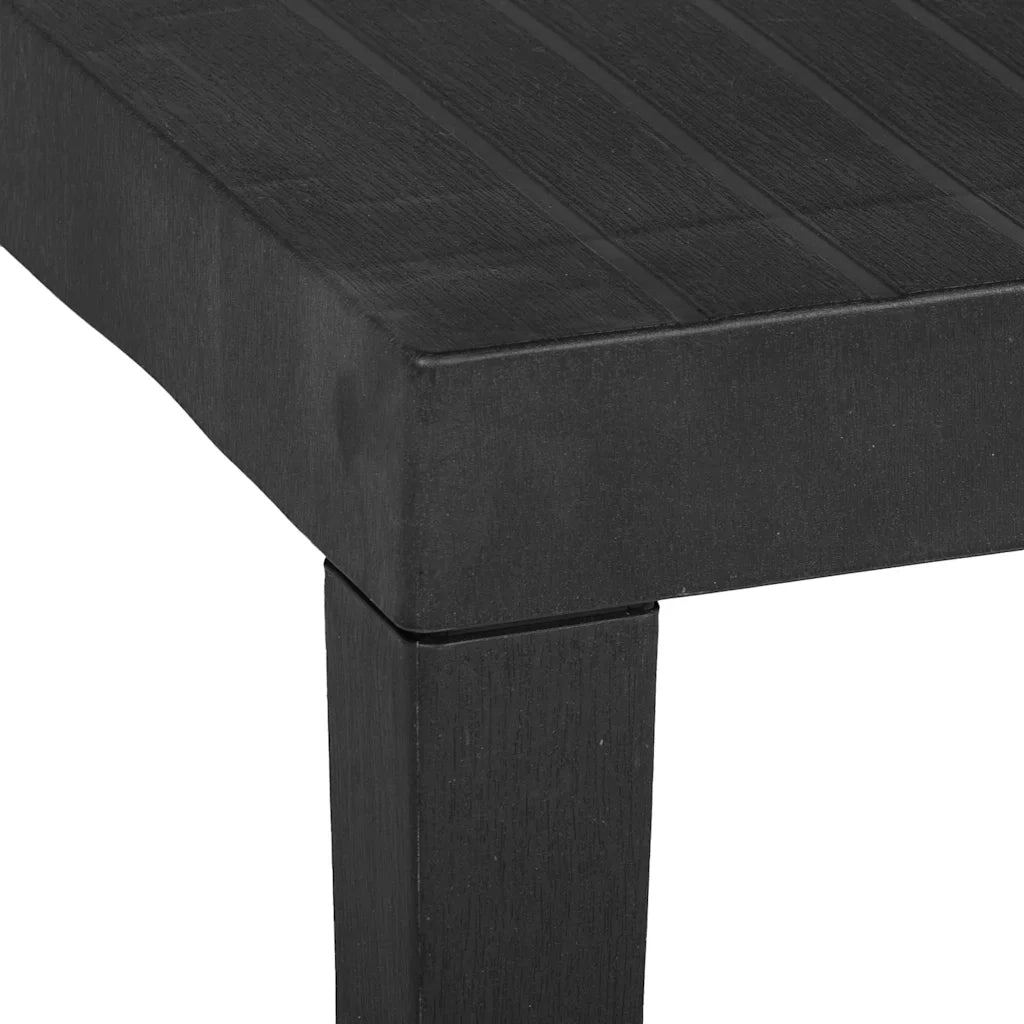 Tavolo da Giardino Grigio 79x65x72 cm in Plastica 315843