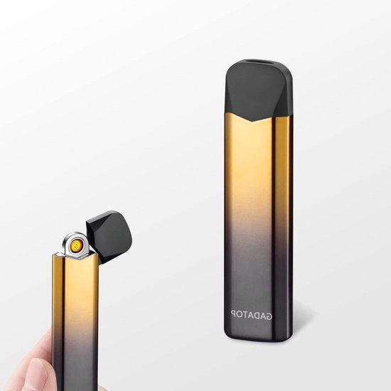Aansteker USB con Indicatore di Batteria LED - Grosso Pulsante Tattile - Impermeabile