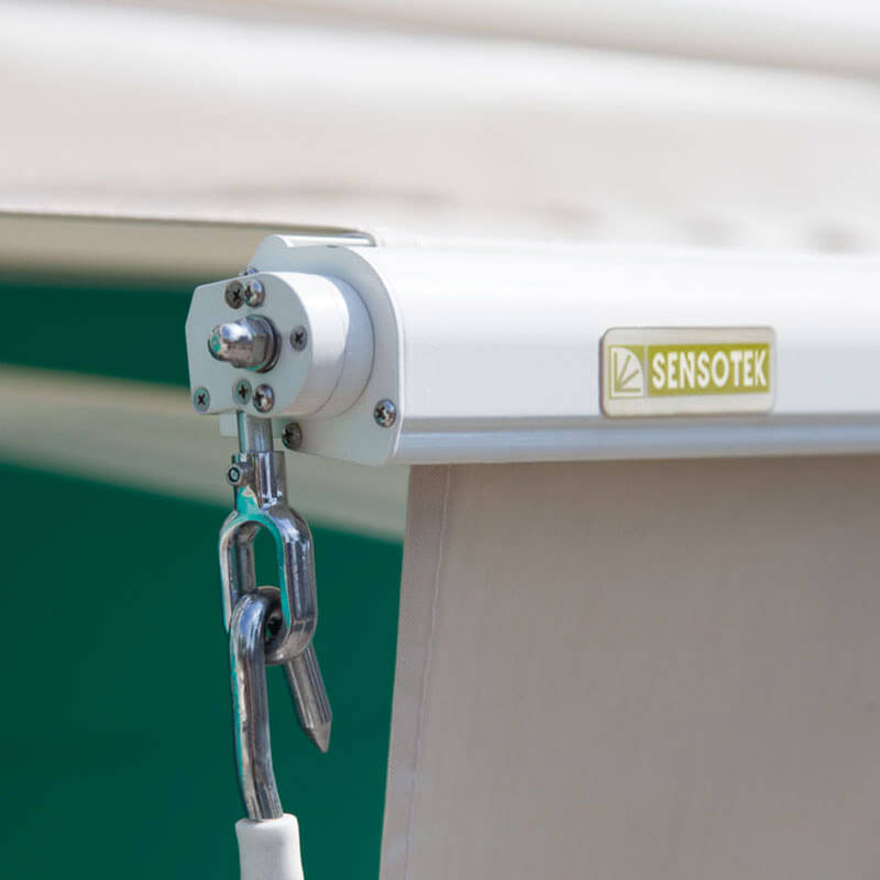 Tenda da Sole Motorizzata 4,5x3m Tessuto Acrilico Kraus Orchidea Ecrù