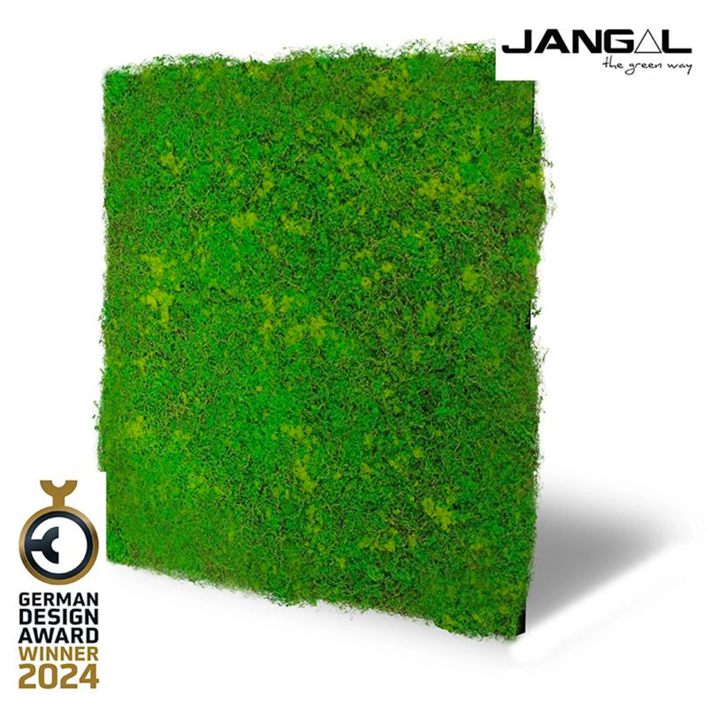JANGAL Pannelli acustici Modulabili in FLORA sintetica ULTRAREALISTICA 52x52cm mod. LIGHT GREEN