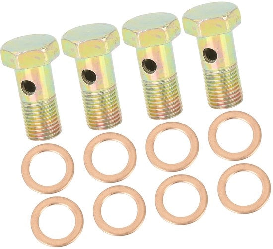 Adattatore di Montaggio a Testa a V a 12 x 1,25 mm - Set da 4 pezzi - Adattatore a Boccola - Adattatore a V per Montaggio