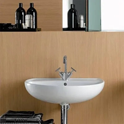 Lavabo sospeso 65 cm Geberit in ceramica lucida  Colibrì